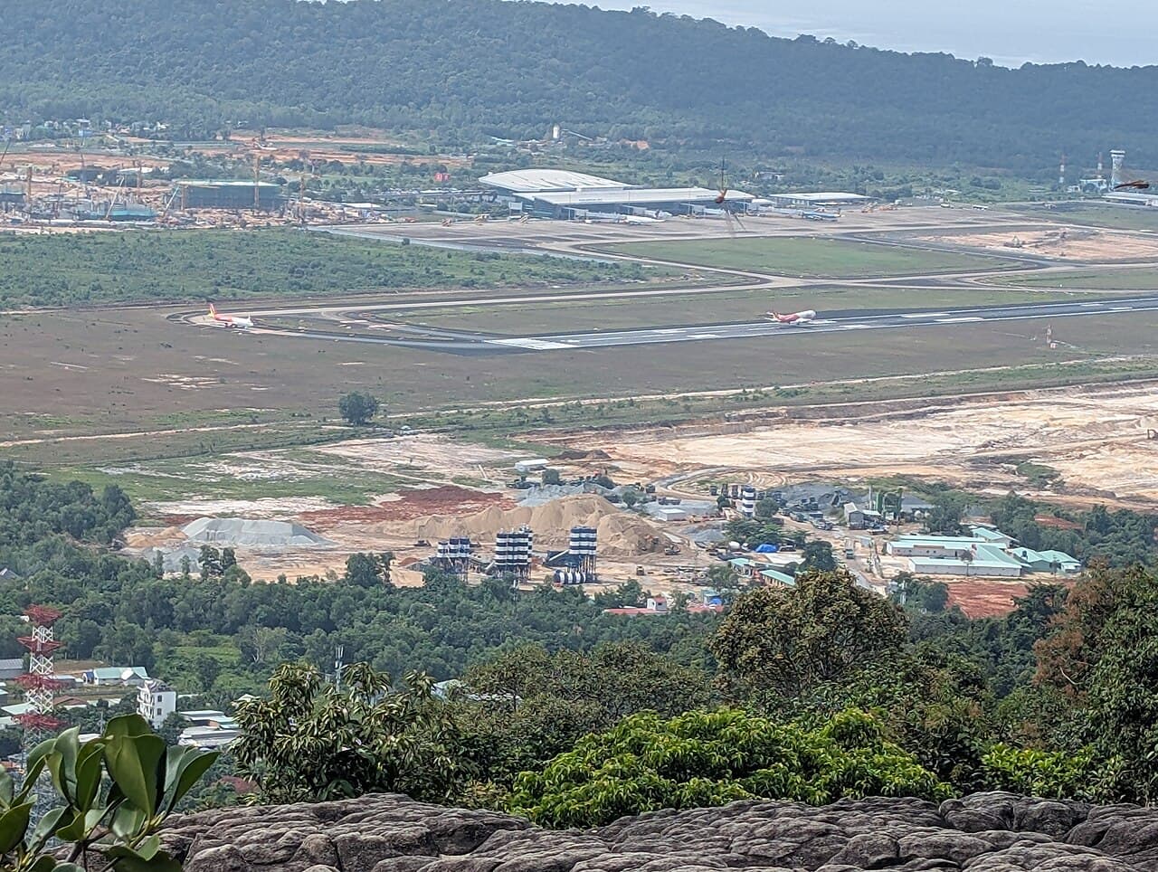 Sân bay Phú Quốc nhìn từ trên cao